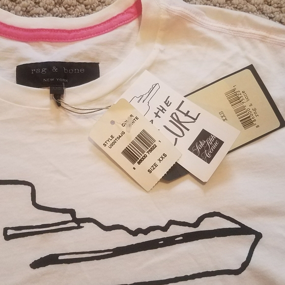 FREE WITH ANY $10.00 BUNDLE key to the cure t-shirt Rag & Bone - Picture 2 of 8